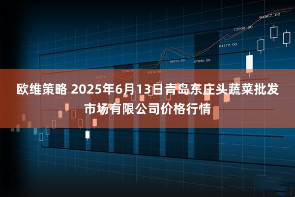 欧维策略 2025年6月13日青岛东庄头蔬菜批发市场有限公司价格行情